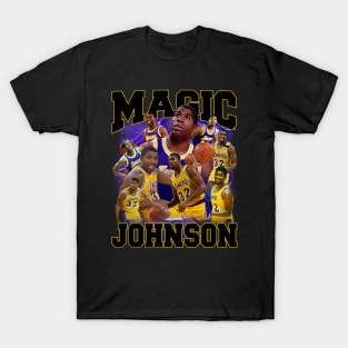 Vintage Magic Johnson Basketball Retro T-Shirt